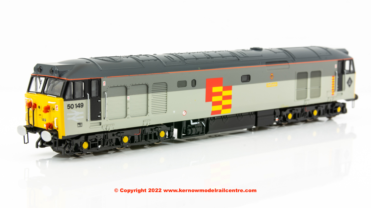 2D-002-005D Dapol Class 50 Diesel Locomotive number 50 149 "Defiance" in Railfreight Triple Grey livery